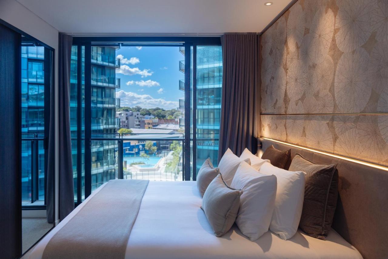 天空之城套房绿色广场酒店 悉尼 外观 照片 A bedroom at the hotel